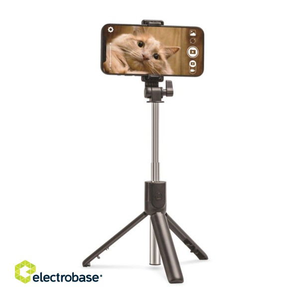Setty SBST-02 Selfie Stick ar Bluetooth Tālvadības pulti / Tripodu izvelkamu image 3