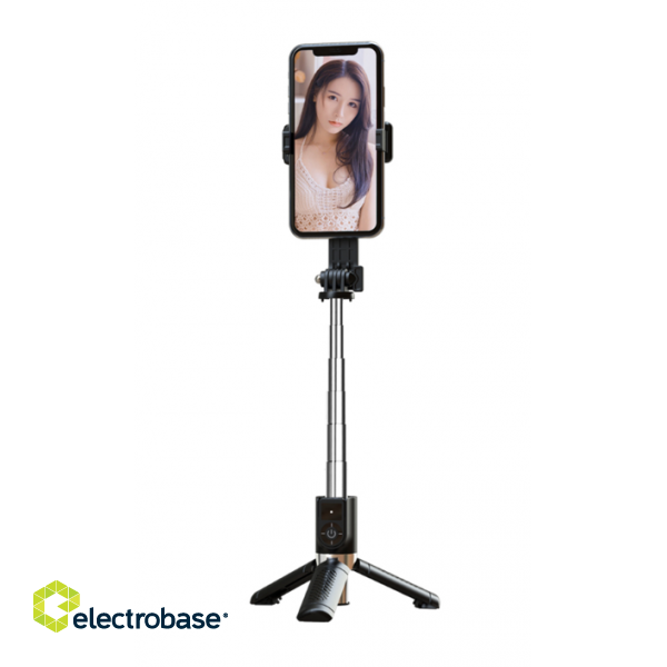 XO SS10 Selfie Nūja / Tripods ar Bluetooth Tālvadības Pulti 80cm image 1