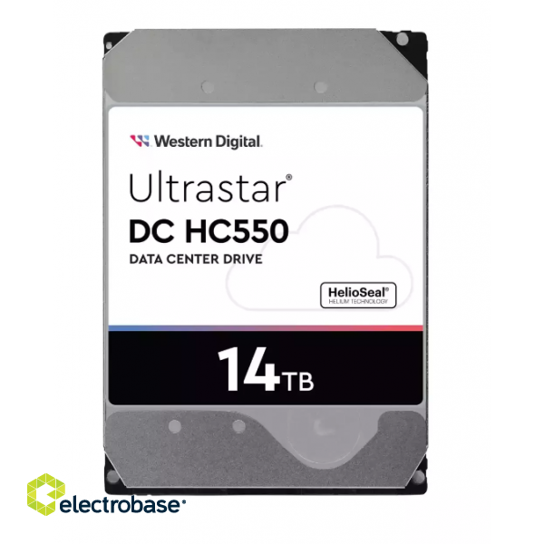 Western Digital Ultrastar DC HC550 Hard Drive 14TB paveikslėlis 1