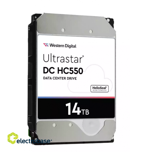 Western Digital Ultrastar DC HC550 Hard Drive 14TB paveikslėlis 3