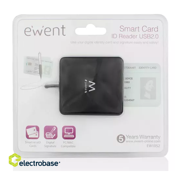 Ewent EW1052 ID Card Reader paveikslėlis 4