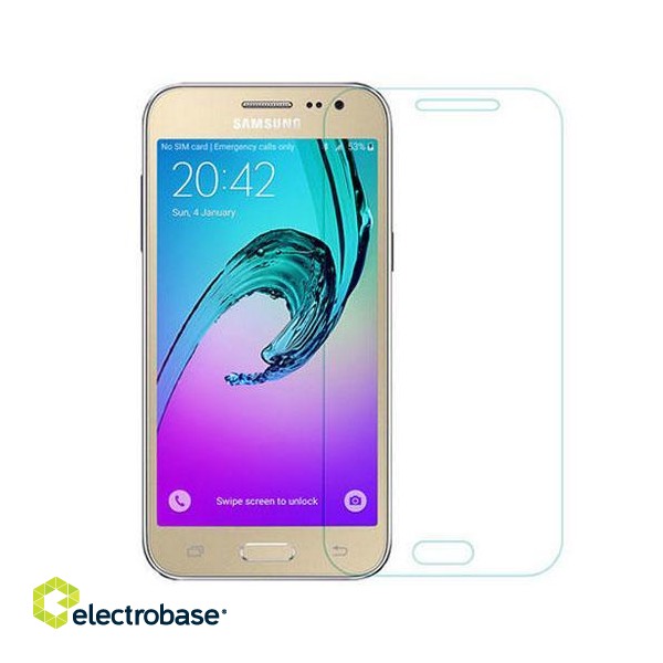 Tempered Glass Premium 9H Aizsargstikls Samsung J120F Galaxy J1 (2016) image 1