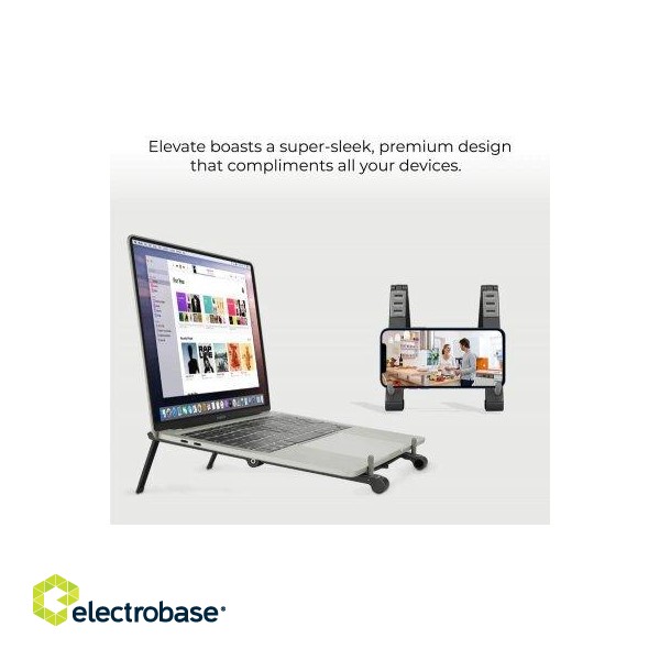PROMATE Elevate Подставка для ноутбука, планшета или смартфона фото 4