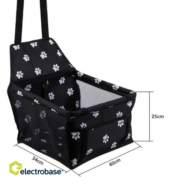 RoGer PCST40 Automobile pet seat's carrier bag 40x34x25cm image 4