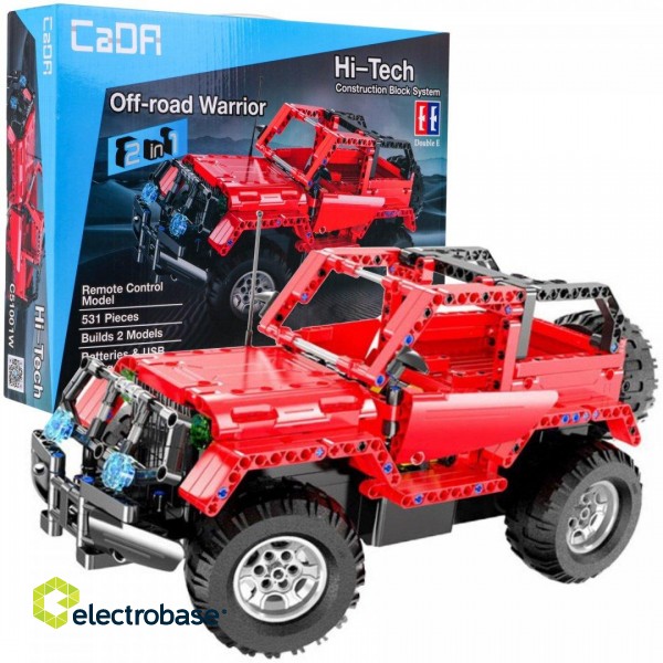 CaDa C51001W R/C Off-road Toy Car Collapsible constructor set 531 parts image 1