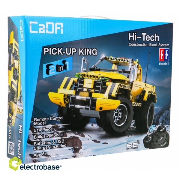 CaDa C51003W R/C Off-road Toy Car Collapsible constructor set 514 parts paveikslėlis 6