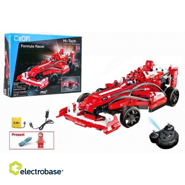 CaDa C51010W R/C Formula Toy Car Collapsible constructor set 317 parts image 5