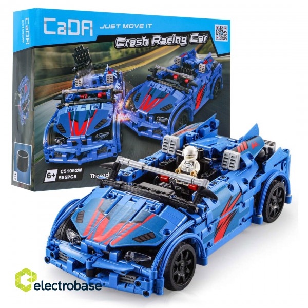 CaDa C51052W R/C Racing Toy Car Collapsible constructor set 585 parts paveikslėlis 3