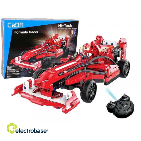 CaDa C51010W Formula F1 Radio-controlled and collapsible constructor set from 317 parts image 1