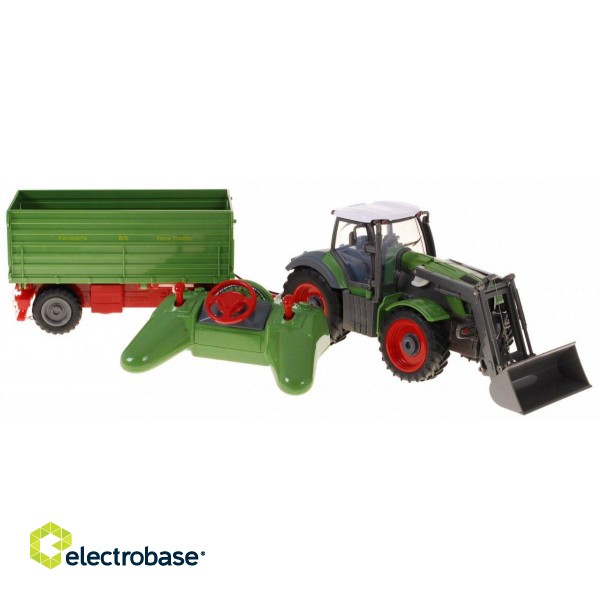 RoGer Lauksaimniecības Traktors ar piekabi 1:28 image 8