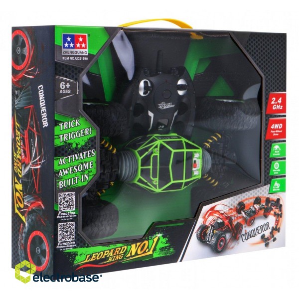 RoGer Monster 4x4 Radiovadības Rotaļu Automašīna image 4