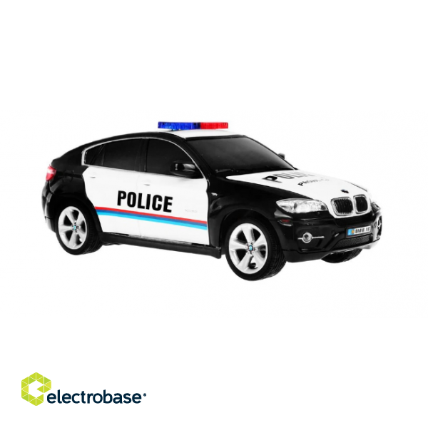 RoGer R/C BMW X6 Police Toy Car 1:24 image 3