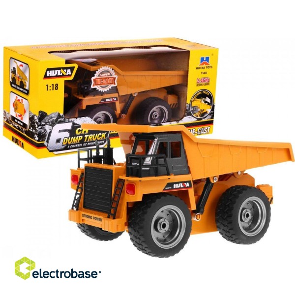 RoGer  R/C Metal Dump Truck Cab Toy car 1:18 image 1