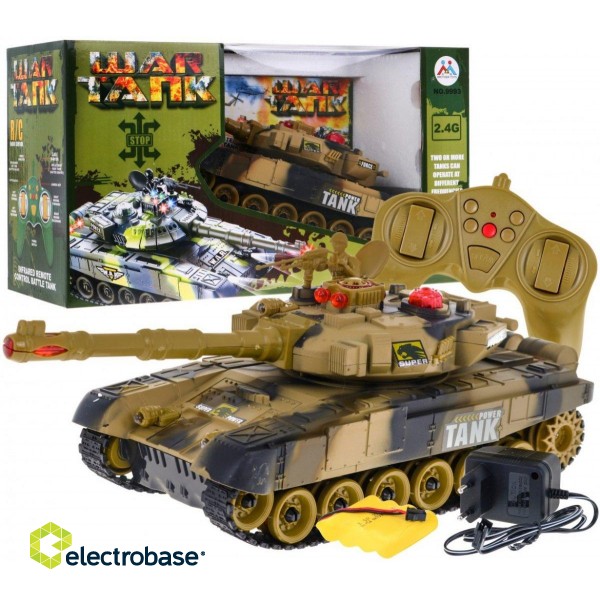 RoGer R/C Tank Desert Camouflage Toy Car 2.4 GHz image 1
