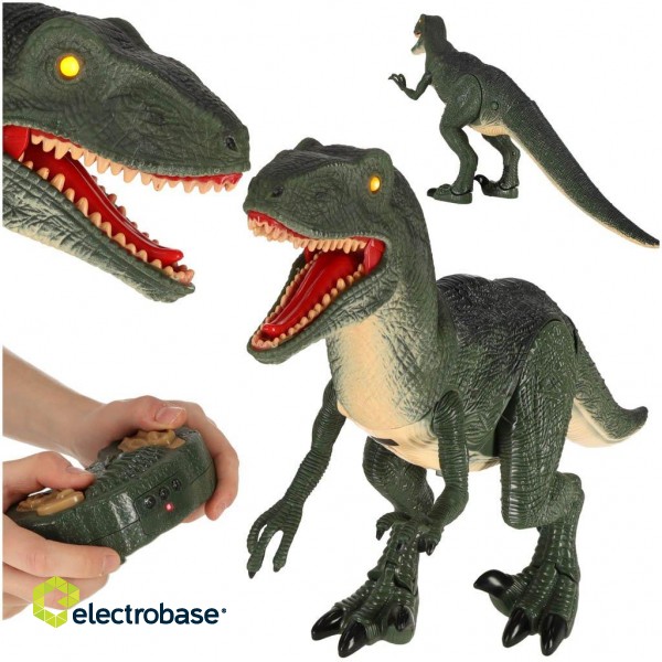 RoGer RC Velociraptor Dinozaurs + Skaņas image 1