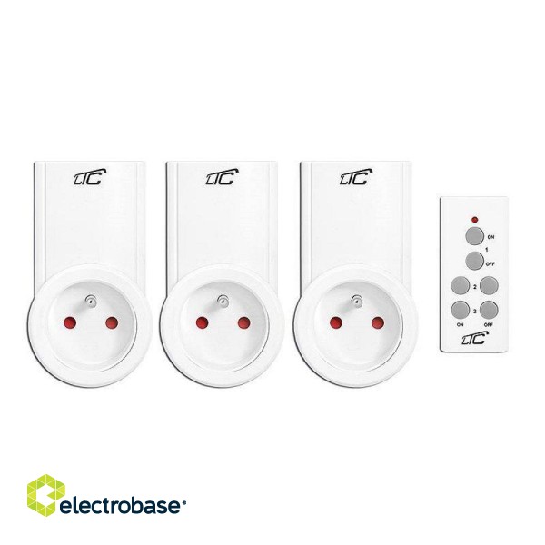 LTC LXU201 Remote Controlled Socket 3pcs. image 1