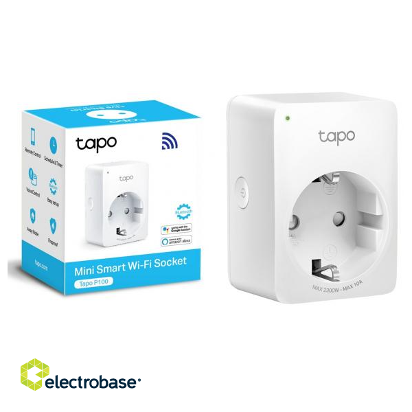 TP-Link Tapo P100 Mini Wi-Fi Smart Socket paveikslėlis 2