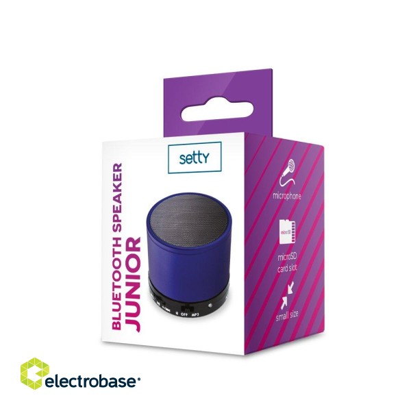 Setty Junior Bluetooth Speaker System with Micro SD / Aux / 3W image 3