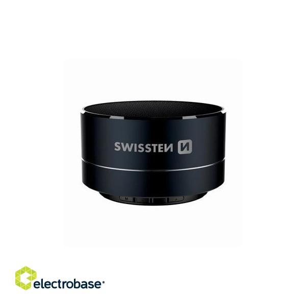 Swissten Bluetooth Bezvadu Skaļrunis ar Micro SD / Telefona Zvana Funkcija / Metāla Korpus / 3W image 1