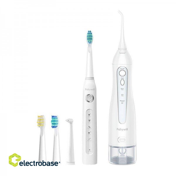 FairyWill FW-507 / FW-5020E Sonic Toothbrush and Water fosser