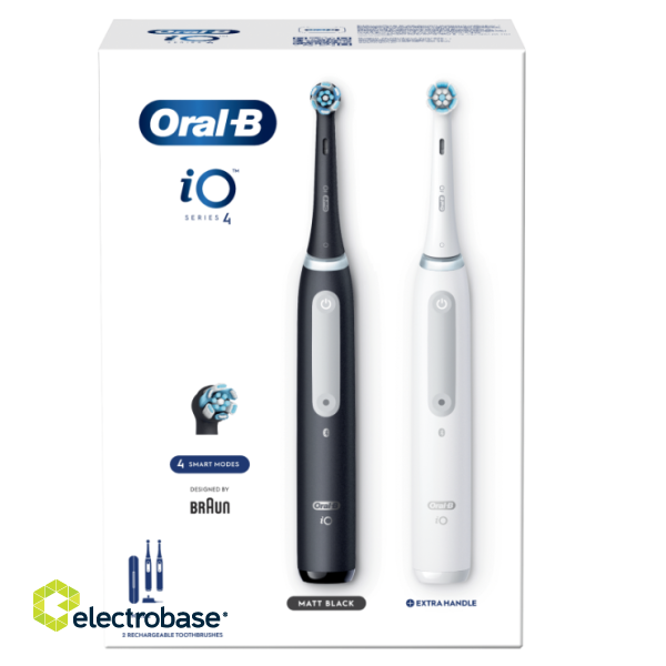 Oral-B iO4 Series Электрическая Зубная Щетка Duo Pack фото 2