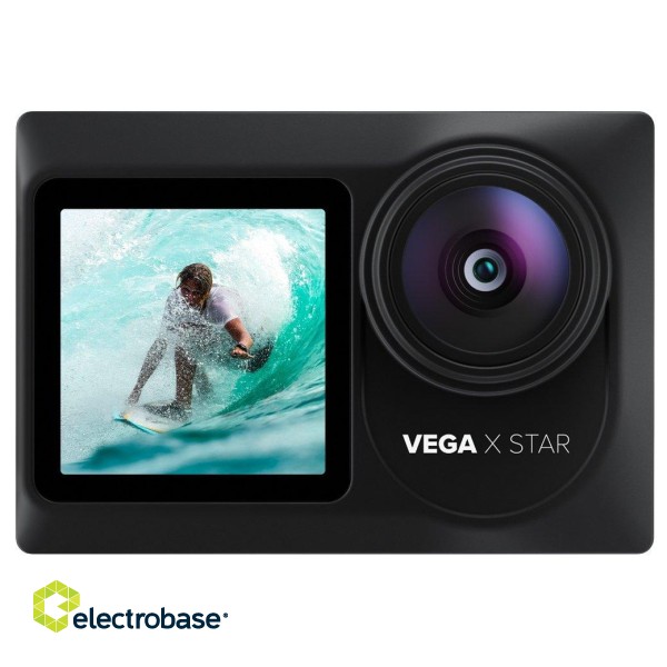 Niceboy Vega X STAR WI-FI 4K / 20MPx Водостойкая Спорт камера  + Держатель Крепления фото 1