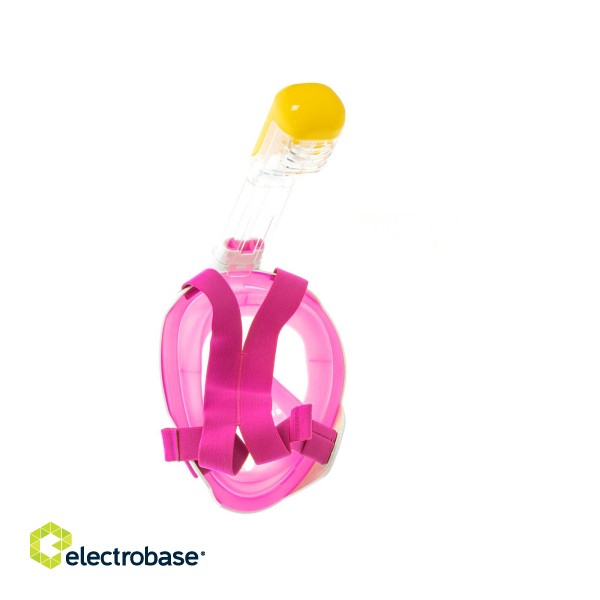 RoGer Full Dry Snorkeling Mask S / M Pink image 3