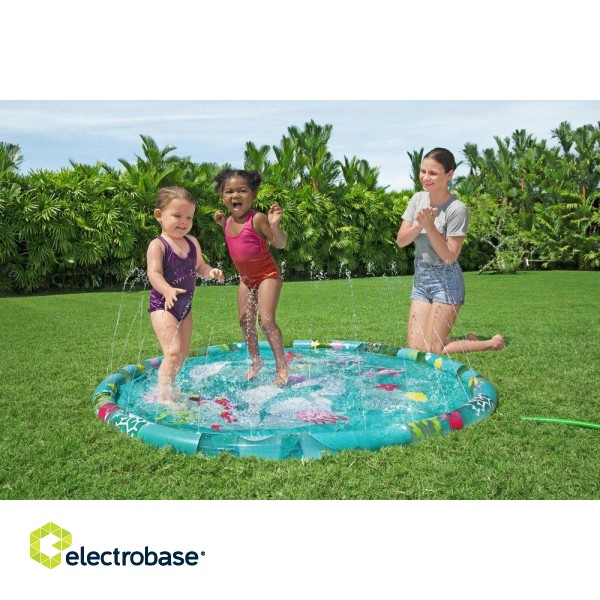 BESTWAY 52487 Inflatable Paddling Pool With A Fountain For Children from 2 years 165 cm paveikslėlis 7