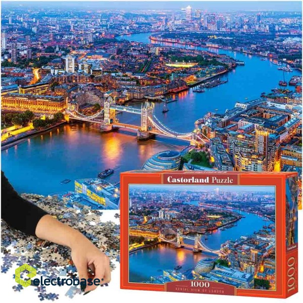 Castorland Aerial View of London Puzzle 1000pcs image 1