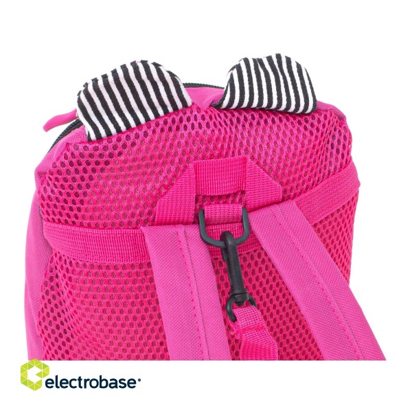 RoGer Children's Backpack Bear Pink paveikslėlis 4