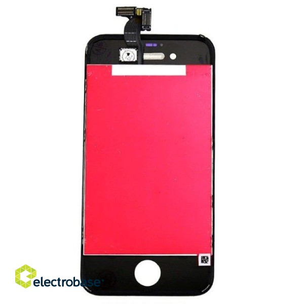 HQ A+ Analog LCD Touch Display  Panel for Apple iPhone 4 full set Black image 3