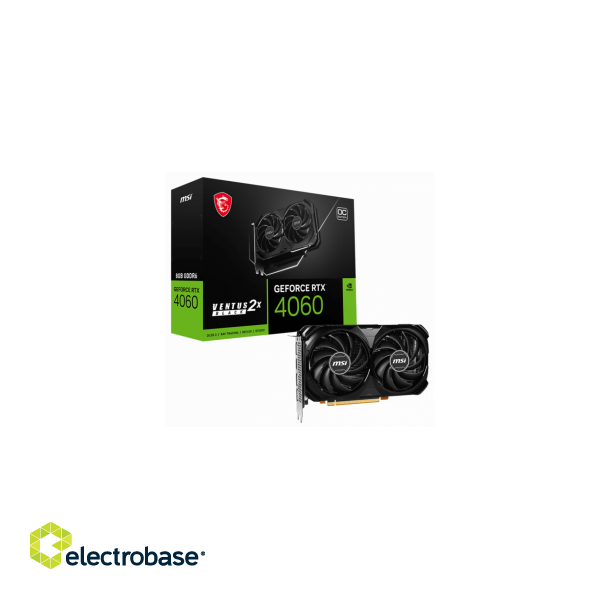 MSI GeForce RTX 4060 Видеокарта 8GB / VENTUS 2X фото 1