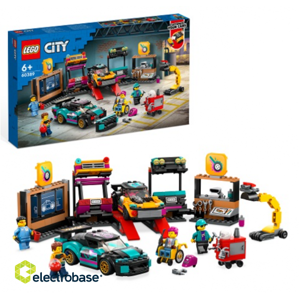 LEGO 60389 Custom Cars Garage Constructor paveikslėlis 1