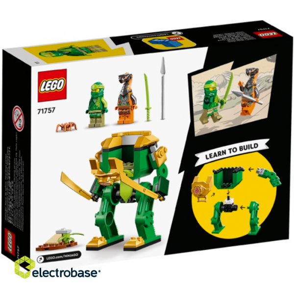 LEGO 71757 Lloyd's Ninja Mech Konstruktors image 3
