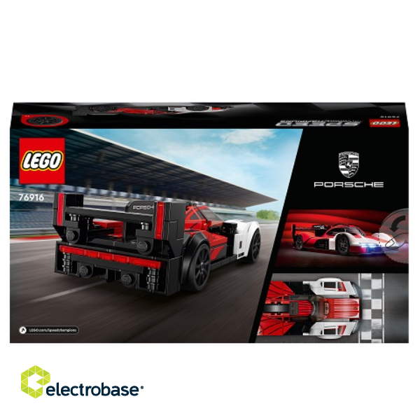 LEGO 76916 Speed Champions Porsche 963 Konstruktors image 4