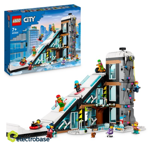 LEGO City 60366 Ski and Climbing Center Konstruktors image 1