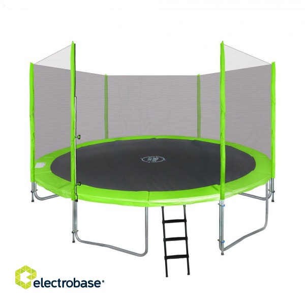 RoGer Trampoline with an External Safety Net and a Ladder 427cm image 2