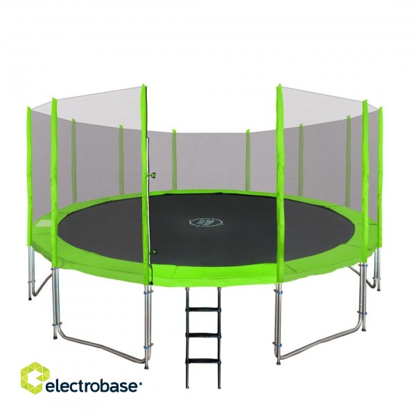 RoGer Trampoline with an External Safety Net and a Ladder 487cm image 3