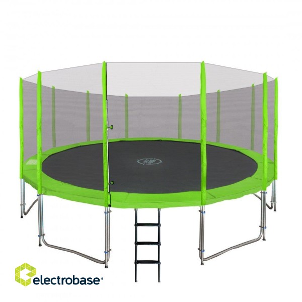 RoGer Trampoline with an External Safety Net and a Ladder 487cm image 4