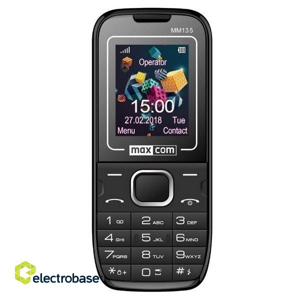 Maxcom MM135 Mobile Phone 32 MB paveikslėlis 1
