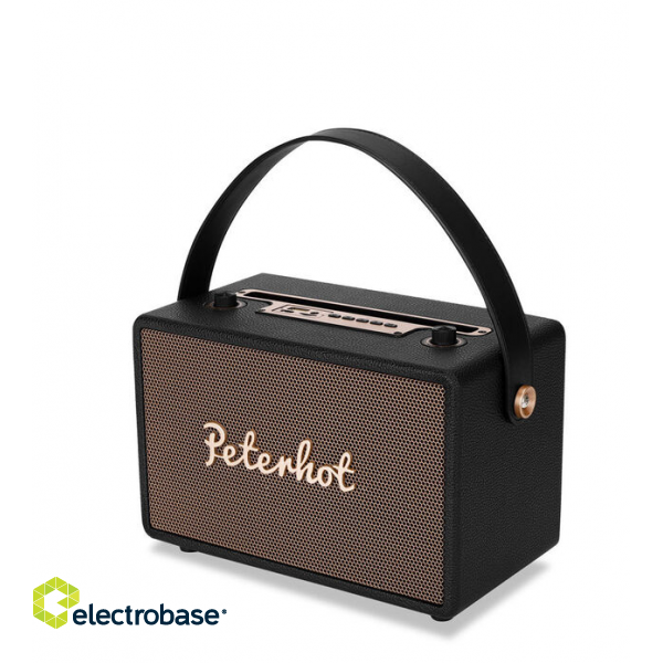 Peterhot A105 Portatīvais Skaļrunis / Karaoke sistēma Bluetooth / USB / SD karte / AUX image 1