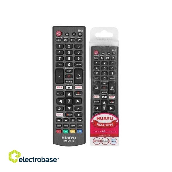 HQ LXH1616 LG TV remote control LCD / SMART / 3D RM-L1616Black