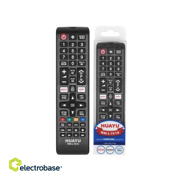 HQ LXH1618 TV remote control SAMSUNG / LCD / RM-L1618 Black
