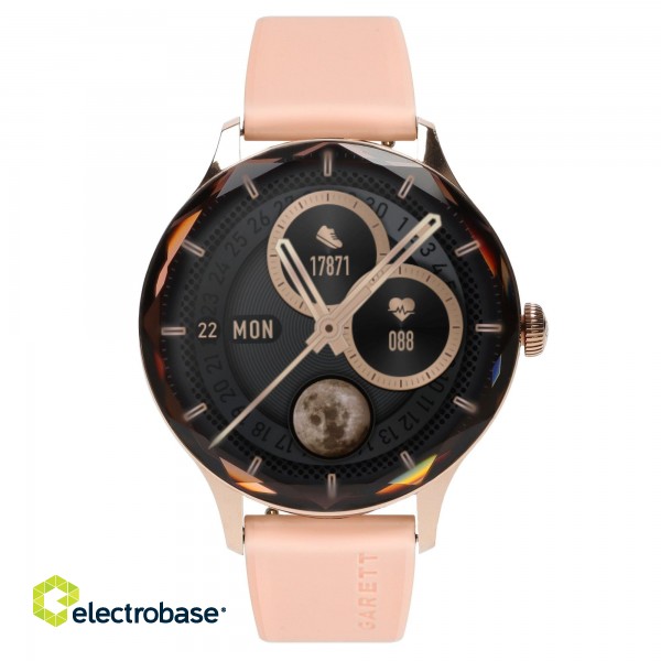 Garett Smartwatch Viva gold steel Viedpulkstenis AMOLED / IP67 / Find your phone / Music playback control image 5