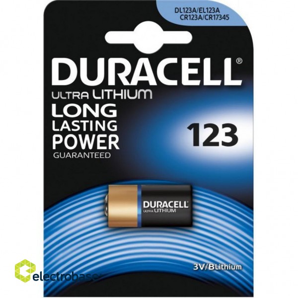 Duracell CR123A / 3V Alkaline Batterie