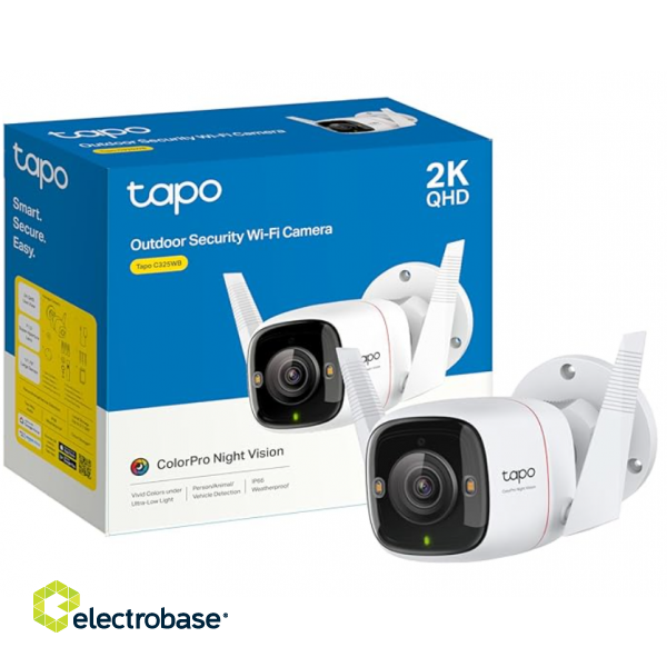 TP-Link Tapo C325WB ColorPro Outdoor Security Wi-Fi Camera Surveillance camera image 2