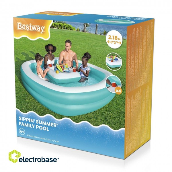 Bestway 54446 Swimming Pool 218 x 218 x 48cm image 3