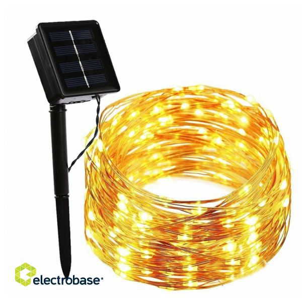 Forever Light SUNARI FLS-82 Solar Lamp Wire LED 22m / 600mAh / Li-Ion paveikslėlis 1