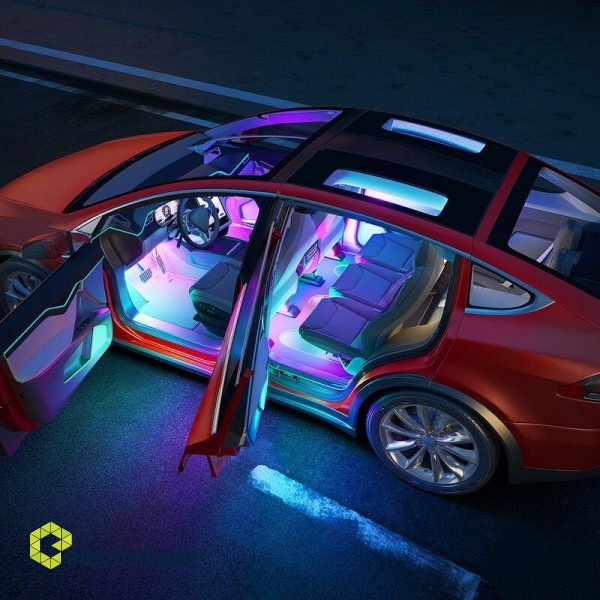Govee RGBIC Interior Car Viedais joslas Apgaismojums Bluetooth image 3