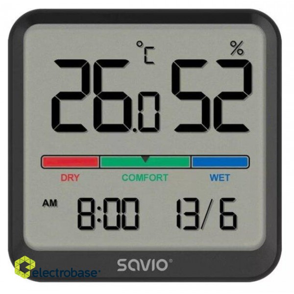 Savio CT-01/B Thermohygrometer paveikslėlis 1